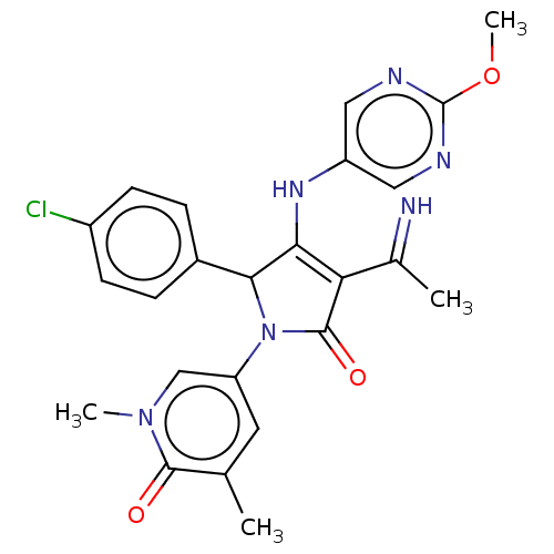 Chemical structure of BindingDB Monomer ID 264456