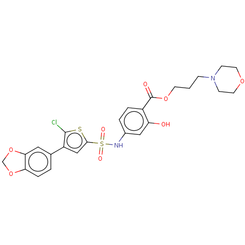 Chemical structure of BindingDB Monomer ID 267051