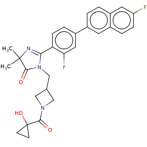 Chemical structure of BindingDB Monomer ID 269334