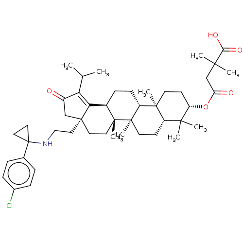 Chemical structure of BindingDB Monomer ID 271392