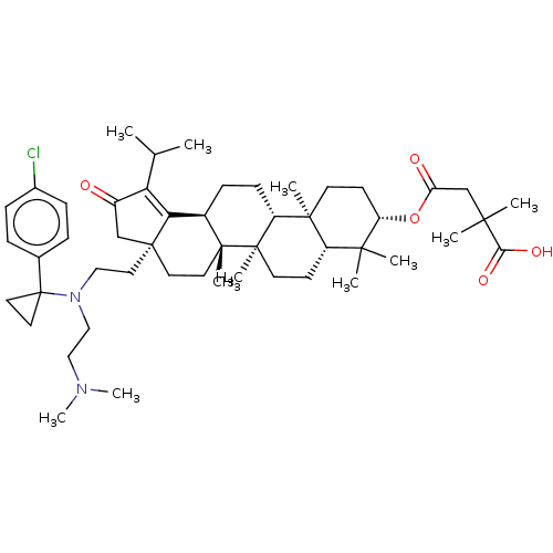 Chemical structure of BindingDB Monomer ID 271394