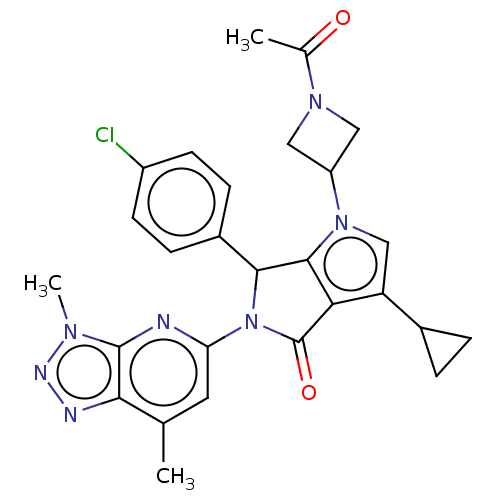 Chemical structure of BindingDB Monomer ID 274304