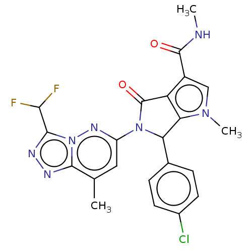 Chemical structure of BindingDB Monomer ID 274307