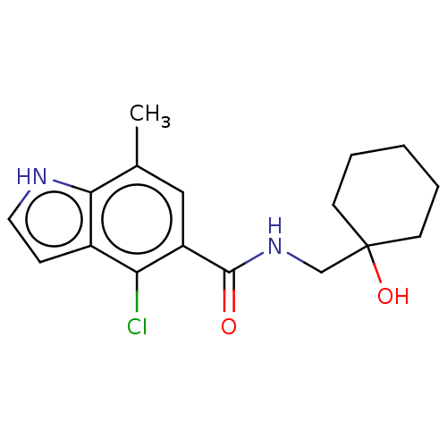Chemical structure of BindingDB Monomer ID 274356