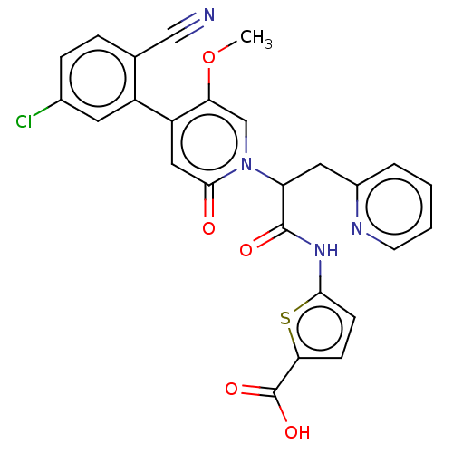 Chemical structure of BindingDB Monomer ID 276784