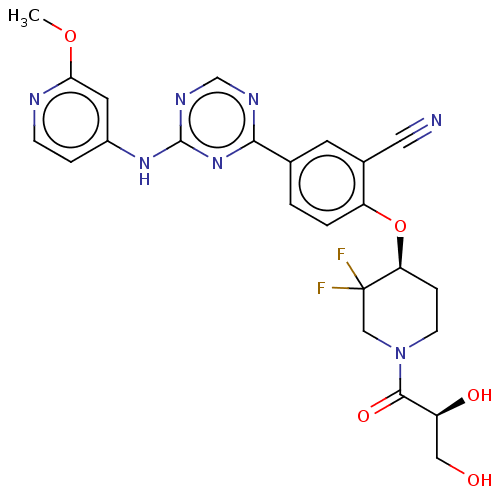 Chemical structure of BindingDB Monomer ID 278257