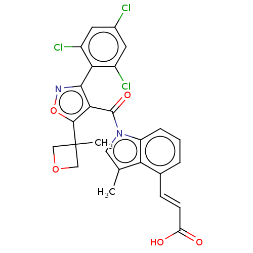 Chemical structure of BindingDB Monomer ID 278540
