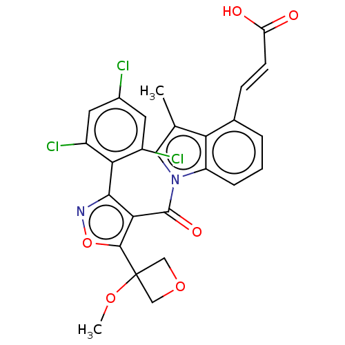 Chemical structure of BindingDB Monomer ID 278542