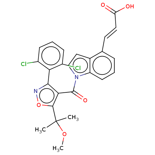 Chemical structure of BindingDB Monomer ID 278565