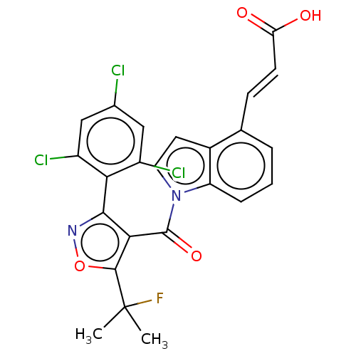 Chemical structure of BindingDB Monomer ID 278574