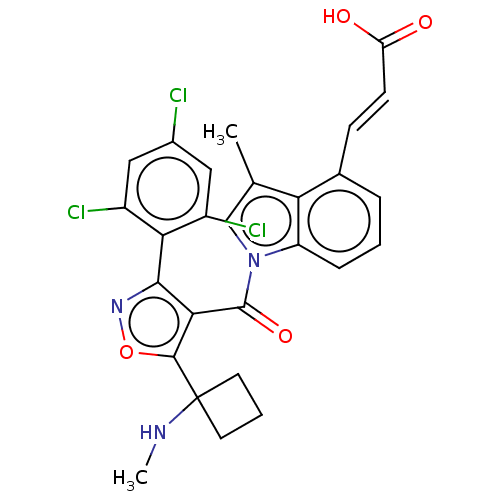 Chemical structure of BindingDB Monomer ID 278621