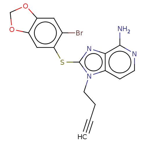 Chemical structure of BindingDB Monomer ID 279684