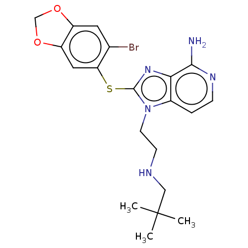 Chemical structure of BindingDB Monomer ID 279694