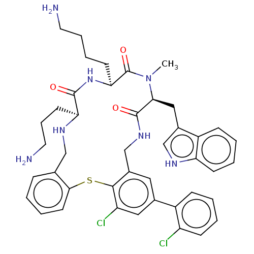 Chemical structure of BindingDB Monomer ID 281000
