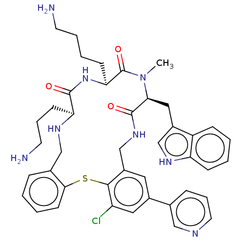 Chemical structure of BindingDB Monomer ID 281001