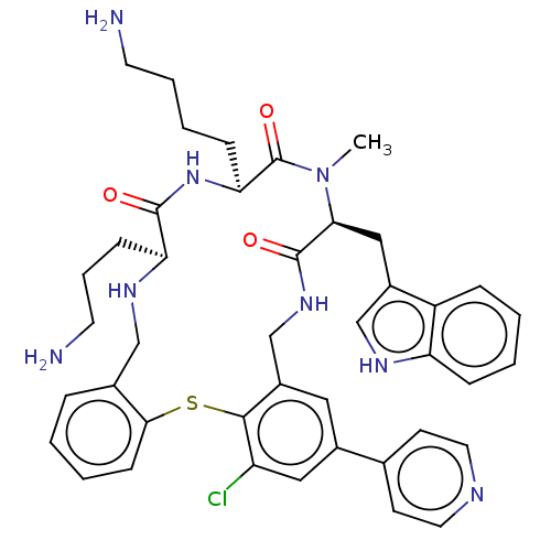 Chemical structure of BindingDB Monomer ID 281002