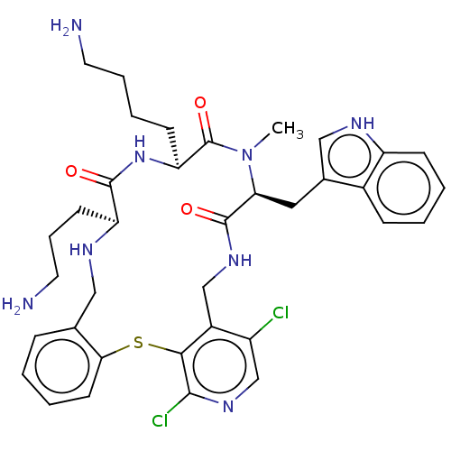 Chemical structure of BindingDB Monomer ID 281004