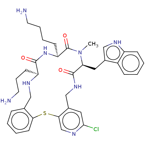 Chemical structure of BindingDB Monomer ID 281005