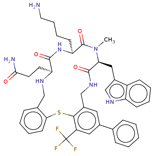 Chemical structure of BindingDB Monomer ID 281006