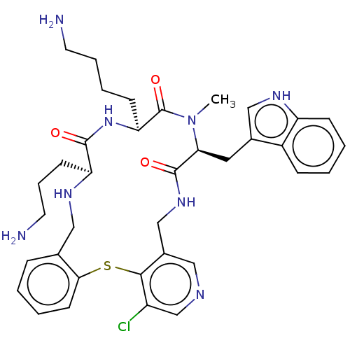 Chemical structure of BindingDB Monomer ID 281007