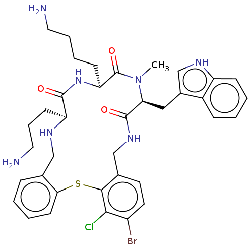 Chemical structure of BindingDB Monomer ID 281010