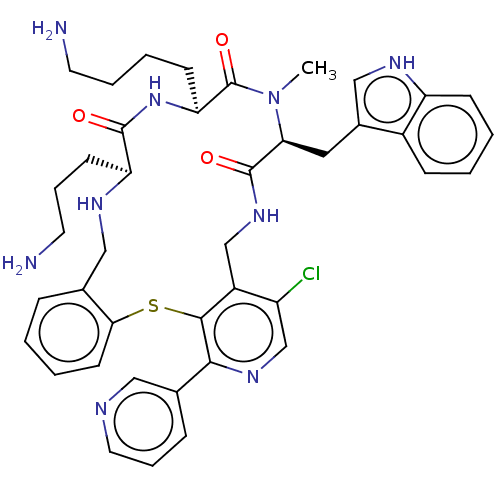 Chemical structure of BindingDB Monomer ID 281012