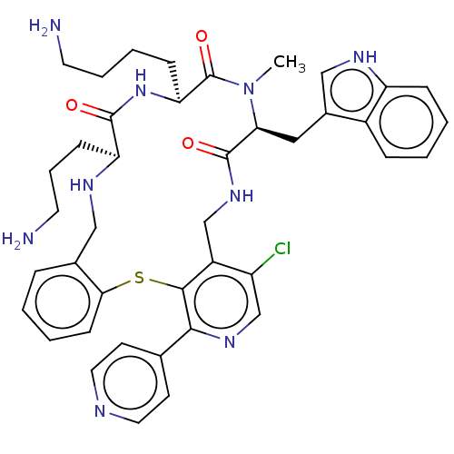 Chemical structure of BindingDB Monomer ID 281013
