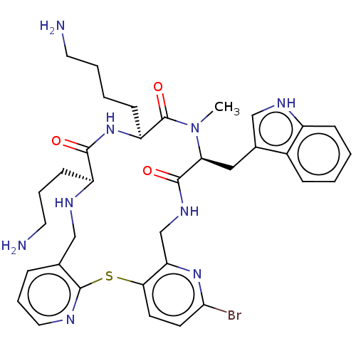 Chemical structure of BindingDB Monomer ID 281015
