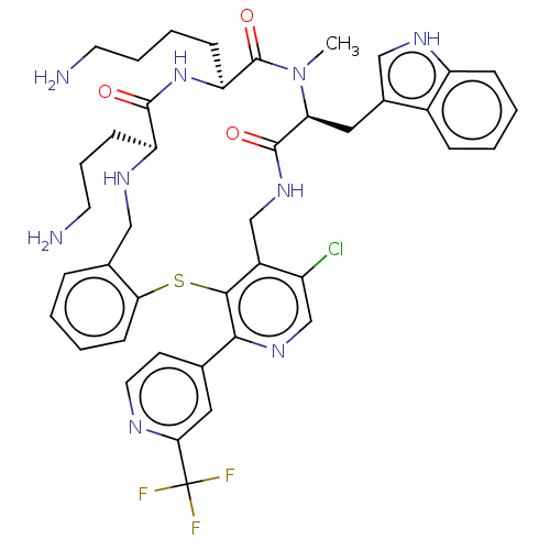 Chemical structure of BindingDB Monomer ID 281016