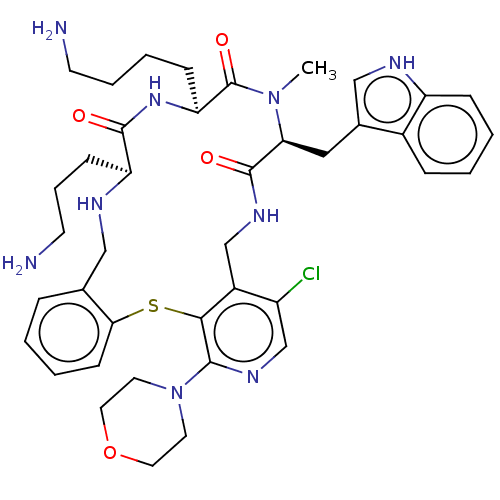 Chemical structure of BindingDB Monomer ID 281017