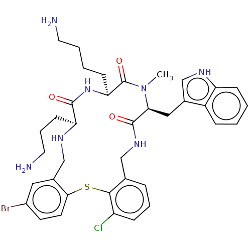 Chemical structure of BindingDB Monomer ID 281018
