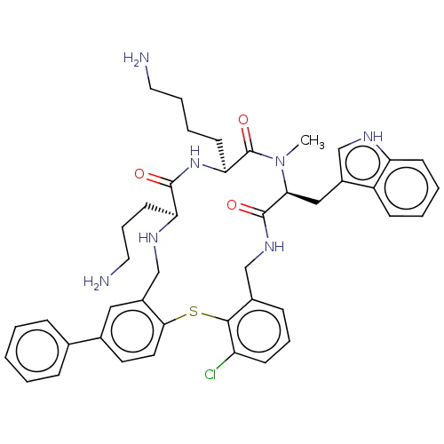 Chemical structure of BindingDB Monomer ID 281019