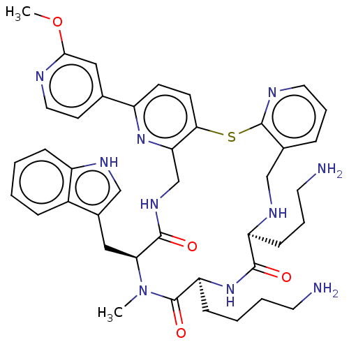Chemical structure of BindingDB Monomer ID 281023