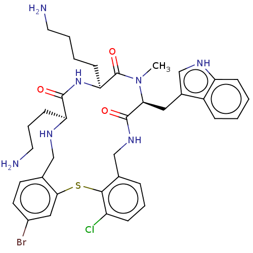 Chemical structure of BindingDB Monomer ID 281025