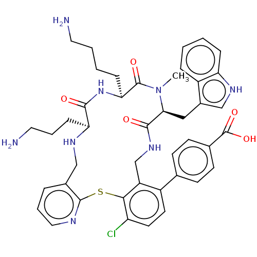 Chemical structure of BindingDB Monomer ID 281030