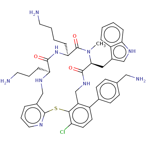 Chemical structure of BindingDB Monomer ID 281034