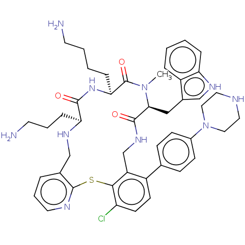 Chemical structure of BindingDB Monomer ID 281036
