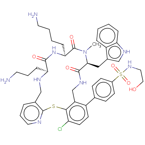 Chemical structure of BindingDB Monomer ID 281037