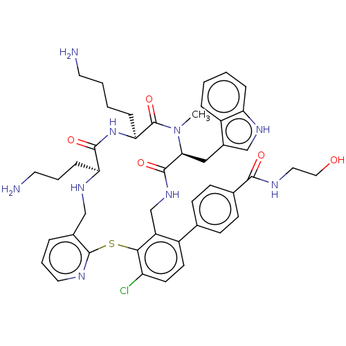 Chemical structure of BindingDB Monomer ID 281038
