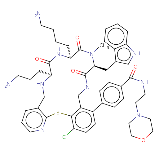 Chemical structure of BindingDB Monomer ID 281040