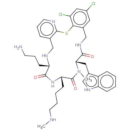 Chemical structure of BindingDB Monomer ID 281042