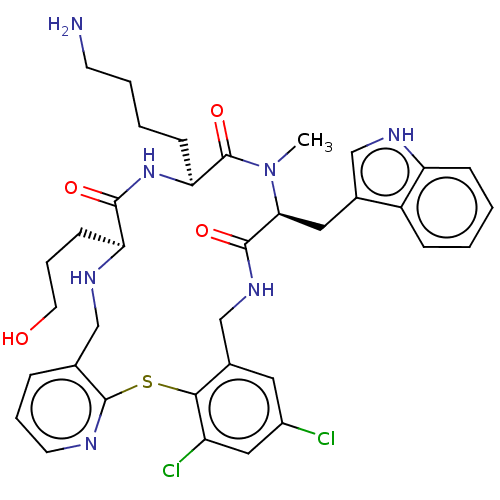 Chemical structure of BindingDB Monomer ID 281043