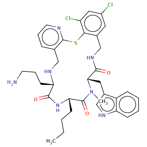 Chemical structure of BindingDB Monomer ID 281044