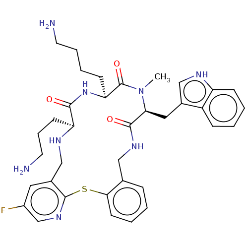 Chemical structure of BindingDB Monomer ID 281045