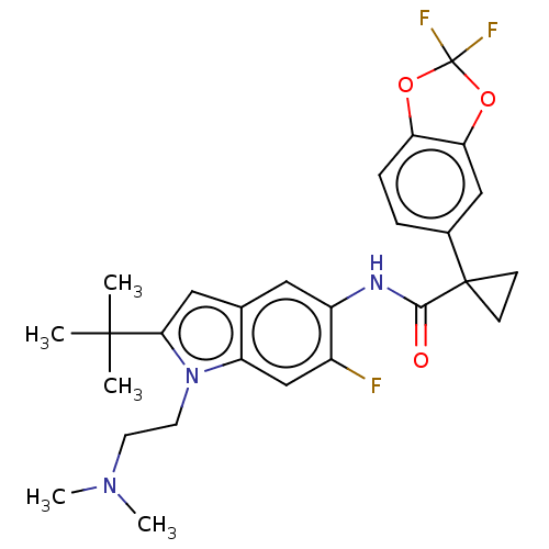 Chemical structure of BindingDB Monomer ID 281048