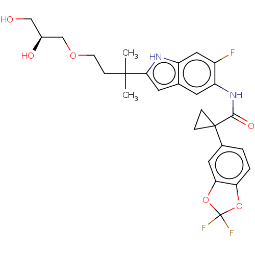 Chemical structure of BindingDB Monomer ID 281055