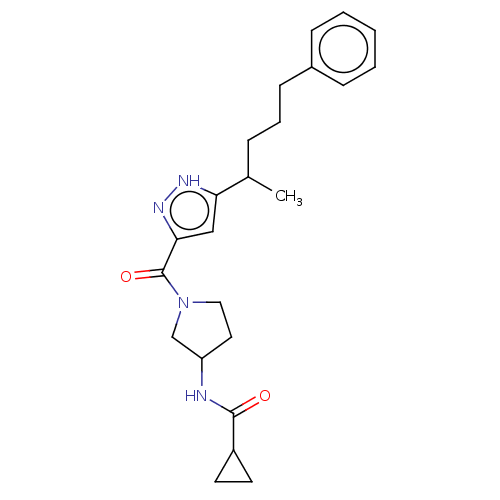Chemical structure of BindingDB Monomer ID 281082