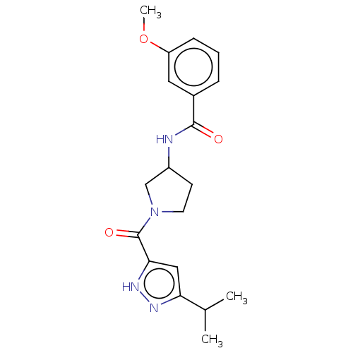 Chemical structure of BindingDB Monomer ID 281219