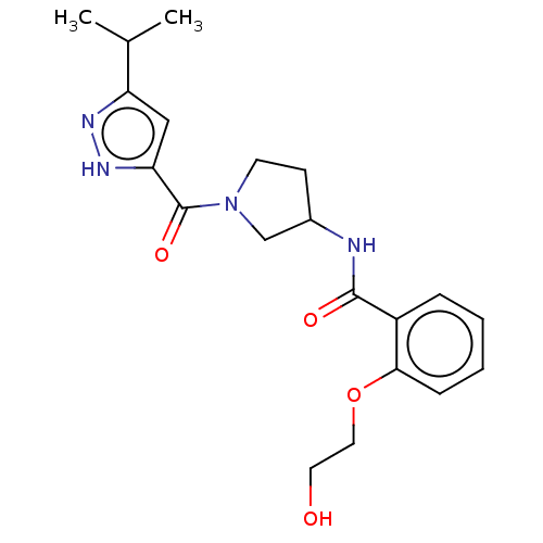 Chemical structure of BindingDB Monomer ID 281245
