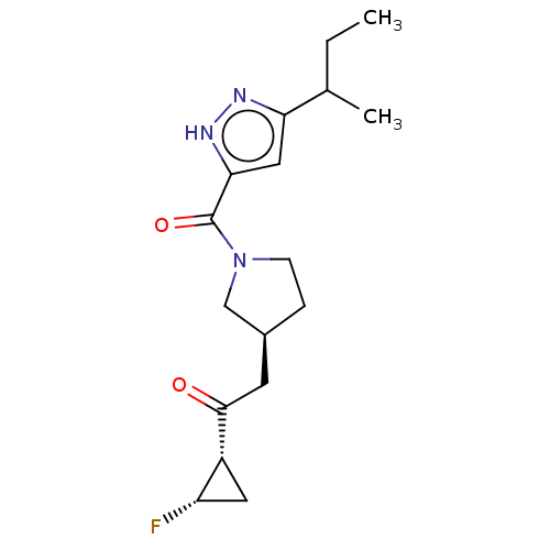 Chemical structure of BindingDB Monomer ID 281250